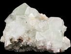 Zoned Apophyllite Crystals With Stilbite Spray - India #44403-1
